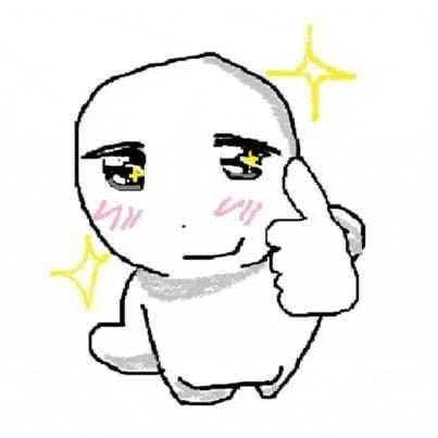 it is a drawing of a person giving a thumbs up .