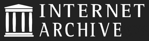 a logo for the internet archive with a pillar in the middle