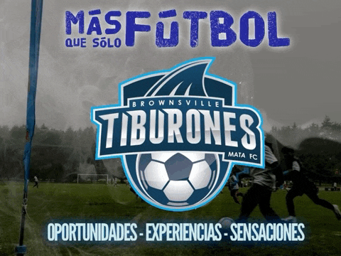 a poster for the brownsville tiburones soccer team