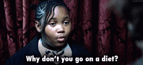 a man says because i like to eat in front of a fridge