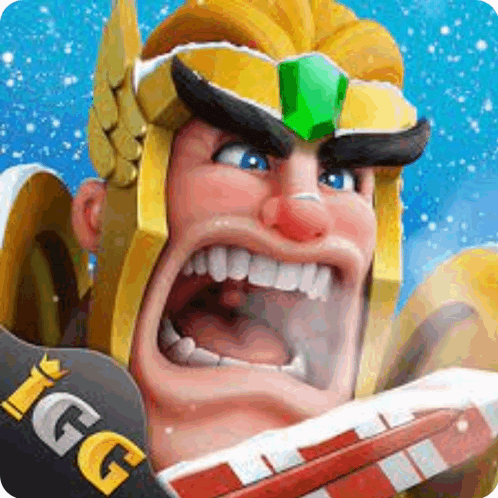 a cartoon of a man wearing a helmet with a green jewel on it .
