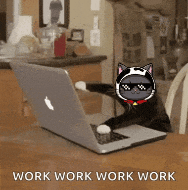 a cat wearing sunglasses is using an apple laptop computer