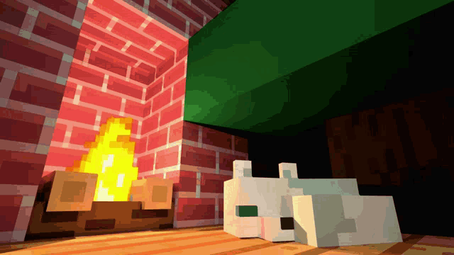 Minecraft Wolf Winder GIF