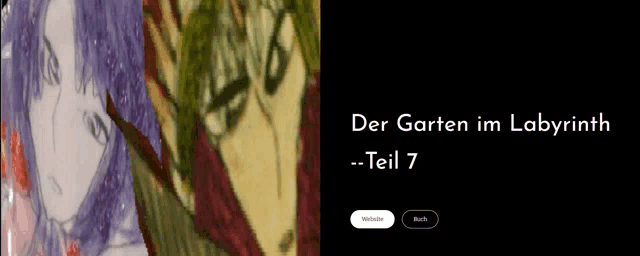 a page that says der garten im labyrinth teil 7 on it