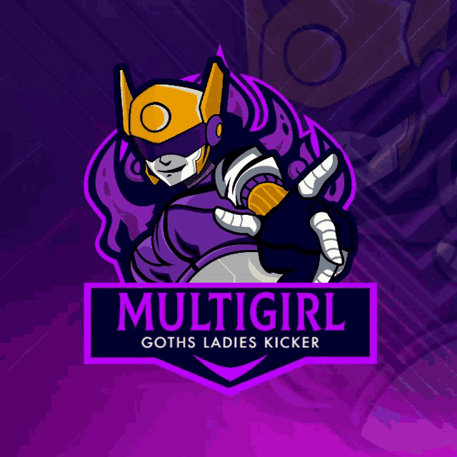 the logo for multigirl goths ladies kicker