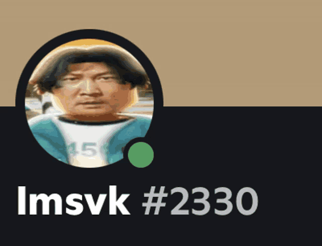 a picture of a man with the name imsvk # 2330 below it