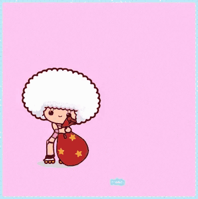 a congratulation card with a cartoon girl holding a cat