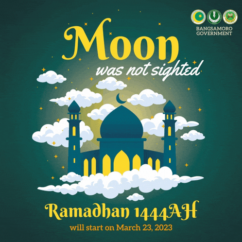 moon was not sighted ramadhan 144ah will start on march 23 2022