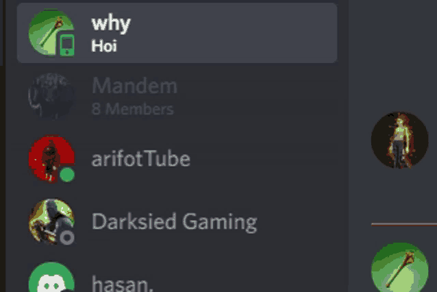 a screenshot of a discord server with the name why hoi