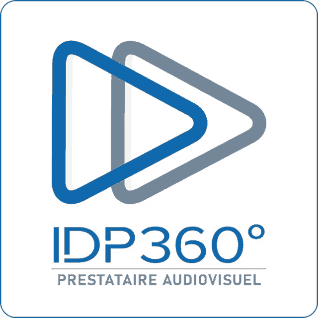 a logo for idp360 which is a prestataire audiovisuel