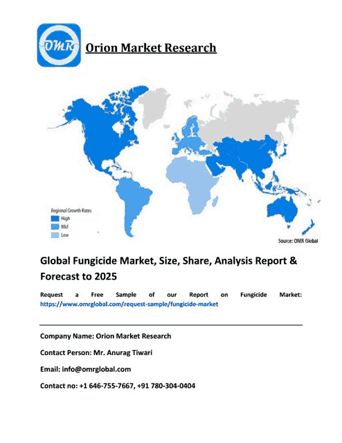 orion market research is offering a free sample of its report on fungicide market