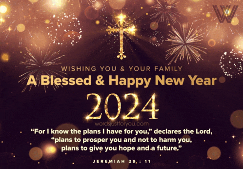 a wishing you & your family a blessed & happy new year 2024