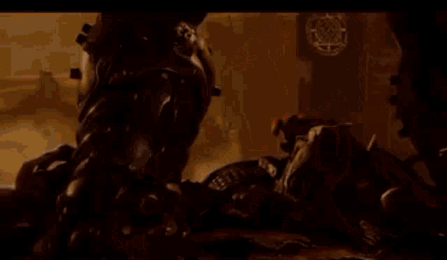 a close up of a person 's legs in a video game with a blurred background .