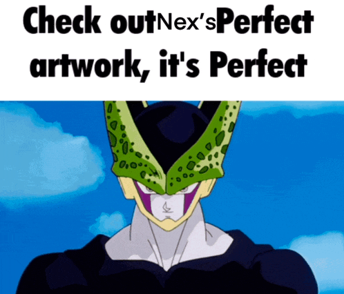 check out nex 's perfect artwork it 's perfect with a picture of cell