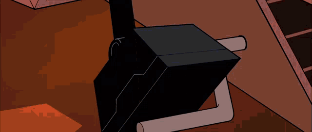 a cartoon drawing of a row of futuristic weapons