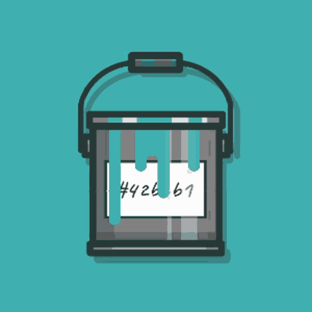 a bucket with a label that says # 42627 on it