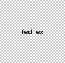 the word fed ex is on a checkered background on a transparent background .