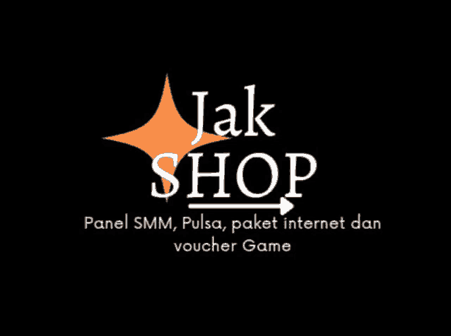 a black background with a jak shop logo