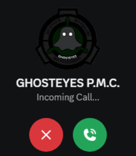 a ghosteyes p.m.c. incoming call