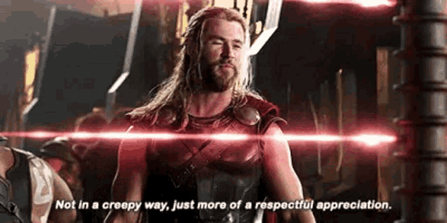Thor Creepy GIF