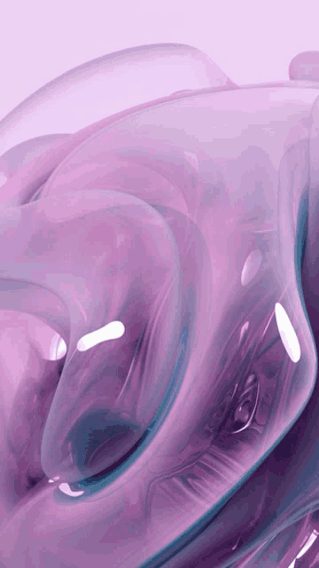 a close up of a purple and blue object