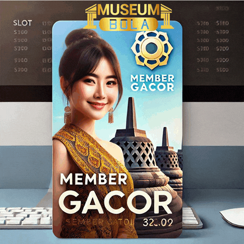 a card with a woman on it that says member gacor on it