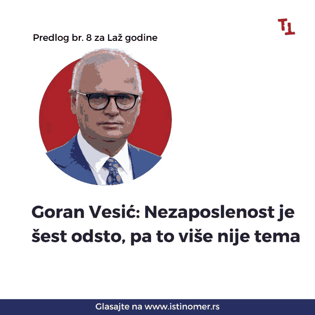 a picture of a man in a suit and tie with the words " goran vesic " below him