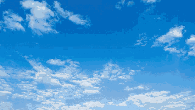 a blue sky with a lot of clouds in it