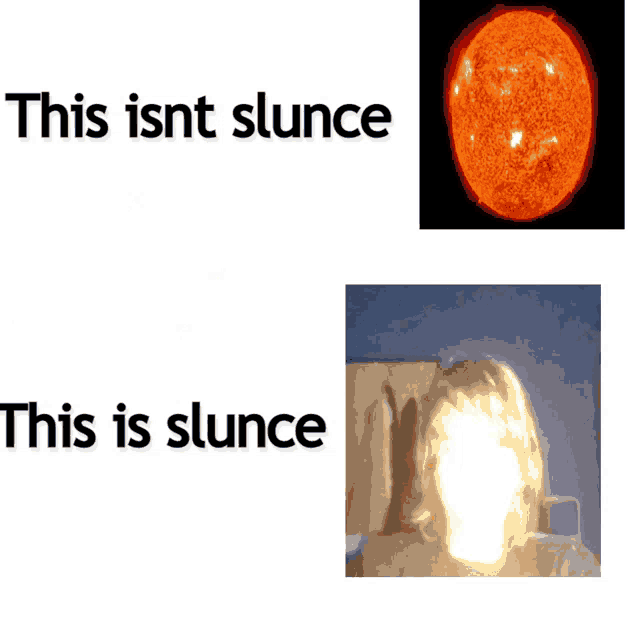 a picture of the sun and a picture of a woman 's face with the words this is slonce below it