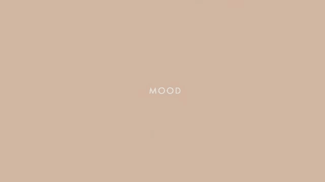 the word mood is written on a beige background .