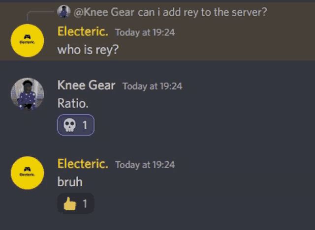 knee gear can i add rey to the server ?