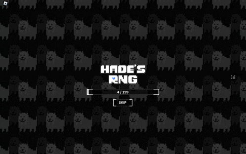 a screenshot of a video game called hade 's king with a pattern of dogs on the screen .