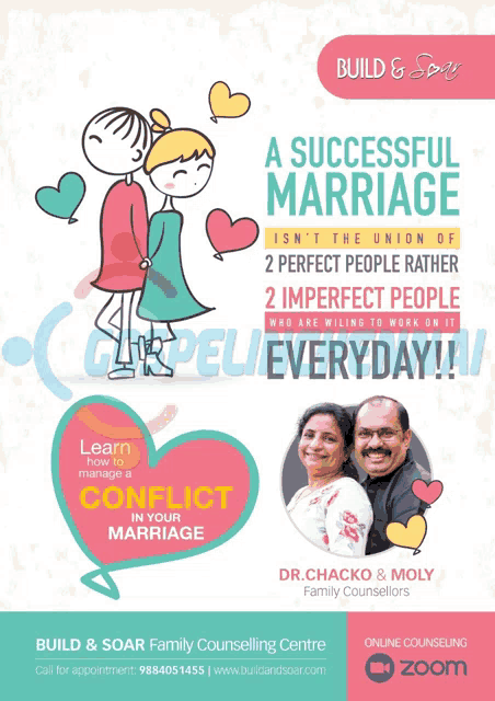 a successful marriage isn 't the union of 2 perfect people rather 2 imperfect people who are willing to work on it