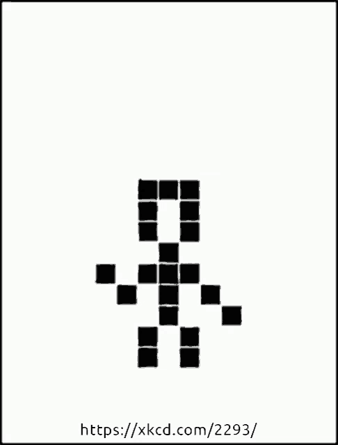 a black and white drawing of a letter t made of squares .