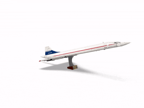 Lego Concorde GIF