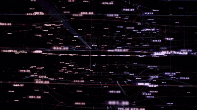 Banner Abstract Numbers GIF