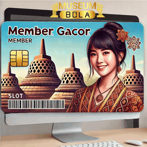 a computer screen displays a member gacor member slot card