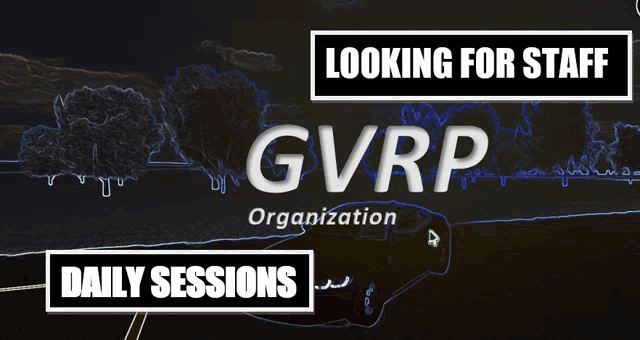 a sign that says looking for staff gvrp organization