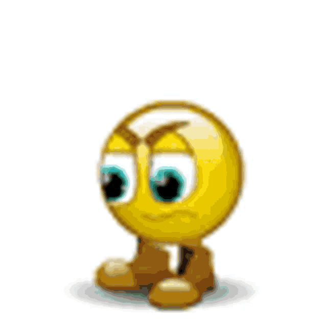 a cartoon smiley face with a speech bubble .