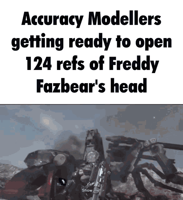 a screenshot of a video game that says accuracy modellers