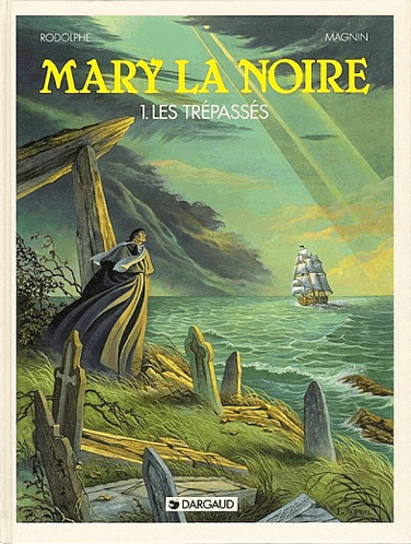 a book called mary la noire has a ship in the background