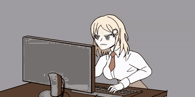 a cartoon of a girl falling off a ledge