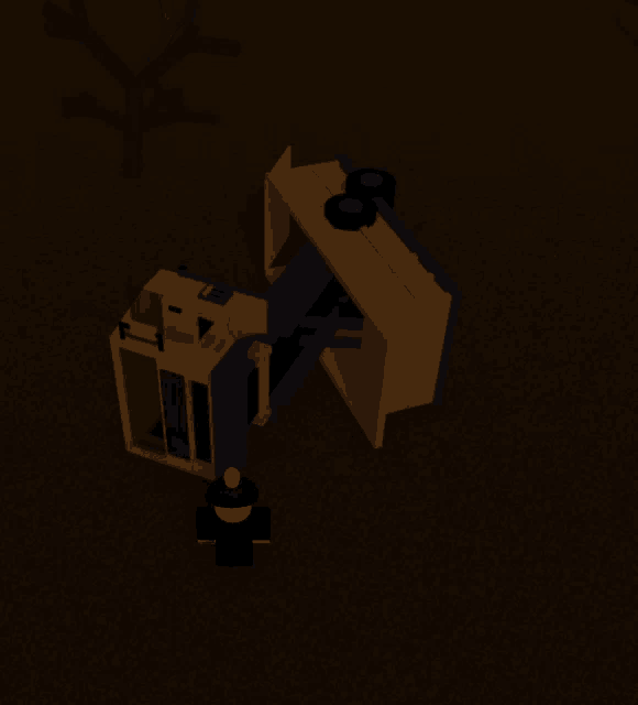 a computer generated image of a truck that has been flipped over