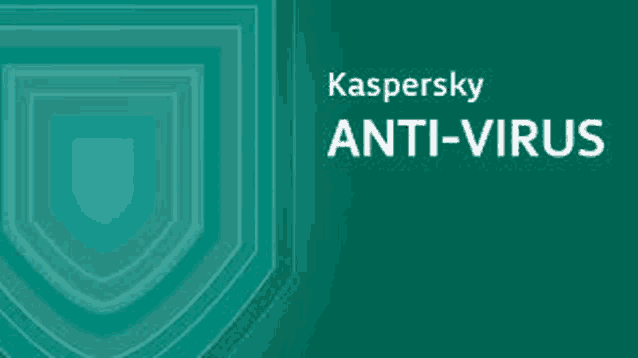 a green shield with the words `` kaspersky anti-virus '' written on it .