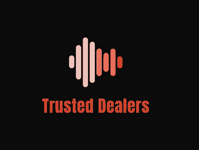 a logo that says trusted dealers on it