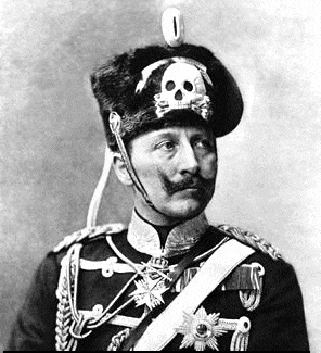 a black and white photo of a man in a military uniform with a skull hat on his head .