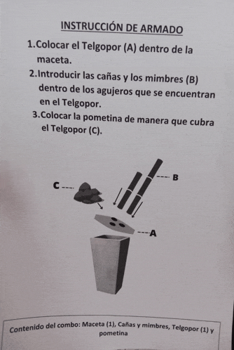 instructions on how to install a telgopor in a spanish language