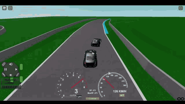 a screenshot of a video game with a speedometer that says 136 kmh