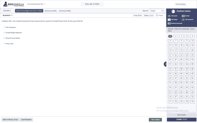 a screenshot of a question on a computer screen