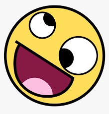 a yellow smiley face with a purple mouth